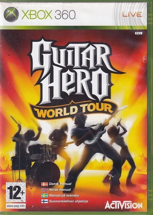 Guitar Hero World Tour - Nordisk Version - XBOX 360 (B Grade) (Genbrug)