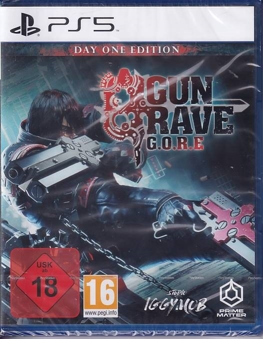 Gungrave GORE Day One Edition - i Folie - PS5 (AA-Grade) (Genbrug)