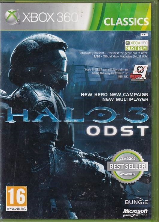 Halo 3 ODST Classics - XBOX 360 (B Grade) (Genbrug)