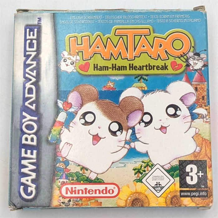 Hamtaro - Ham-Ham Heartbreak - Komplet - GameBoy Advance spil (B Grade) (Genbrug)