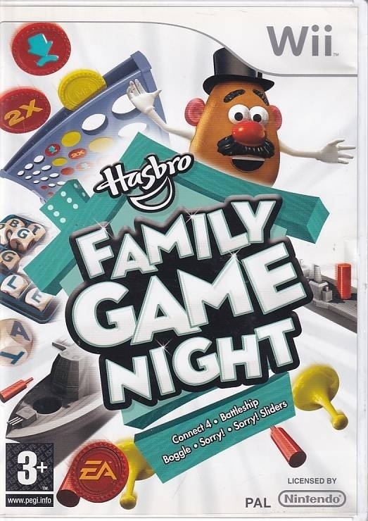 Hasbro Family Game Night - Nintendo Wii (B Grade) (Genbrug)