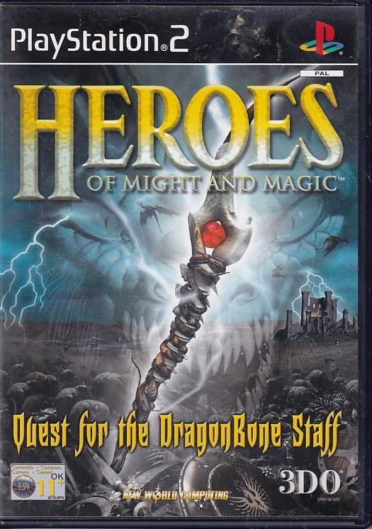 Heroes of Might and Magic: Quest for the Dragon Bone Staff - PS2 (B Grade) (Genbrug)