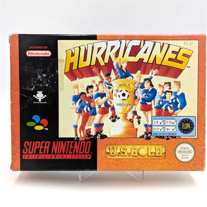 Hurricanes - Komplet i Æske - SNES - (EUR) (B Grade) (Genbrug)