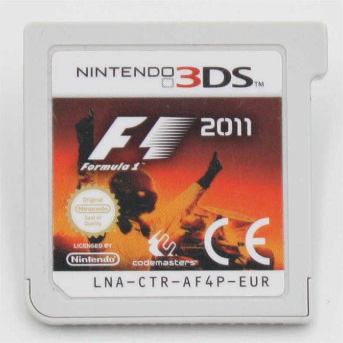 F1 2011 - Cartridge - Nintendo 3DS (A Grade) (Genbrug)