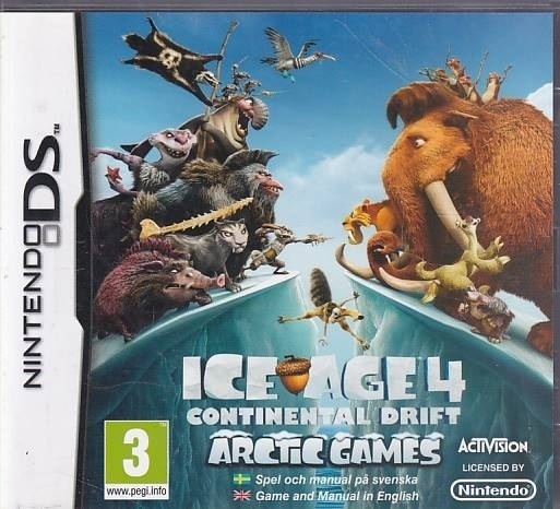 Ice Age 4 Continental Drift Arctic Games - Nintendo DS (A Grade) (Genbrug)