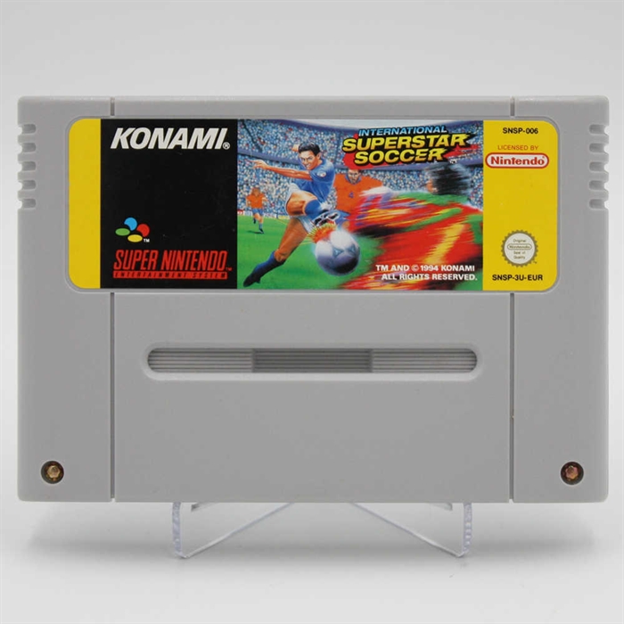 International Superstar Soccer - SNES - Cartridge - (EUR) (A Grade) (Genbrug)