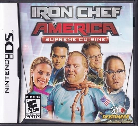 Iron Chef America Supreme Cuisine - Amerikansk Version - Nintendo DS (B Grade) (Genbrug)