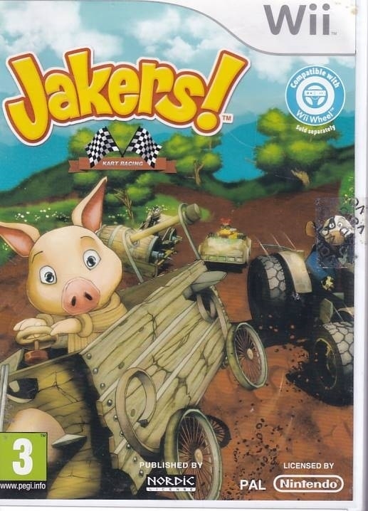 Jakers Kart Racing - Dansk - Nintendo Wii (B Grade) (Genbrug)