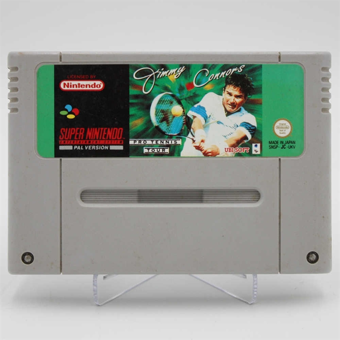 Jimmy Connors Pro Tennis Tour - SNES - Cartridge - (UKV) (A Grade) (Genbrug)