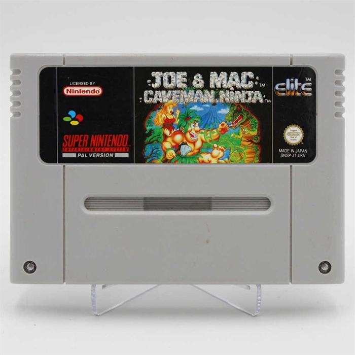 Joe & Mac Caveman Ninja - SNES - Cartridge - (EUR) (B Grade) (Genbrug)