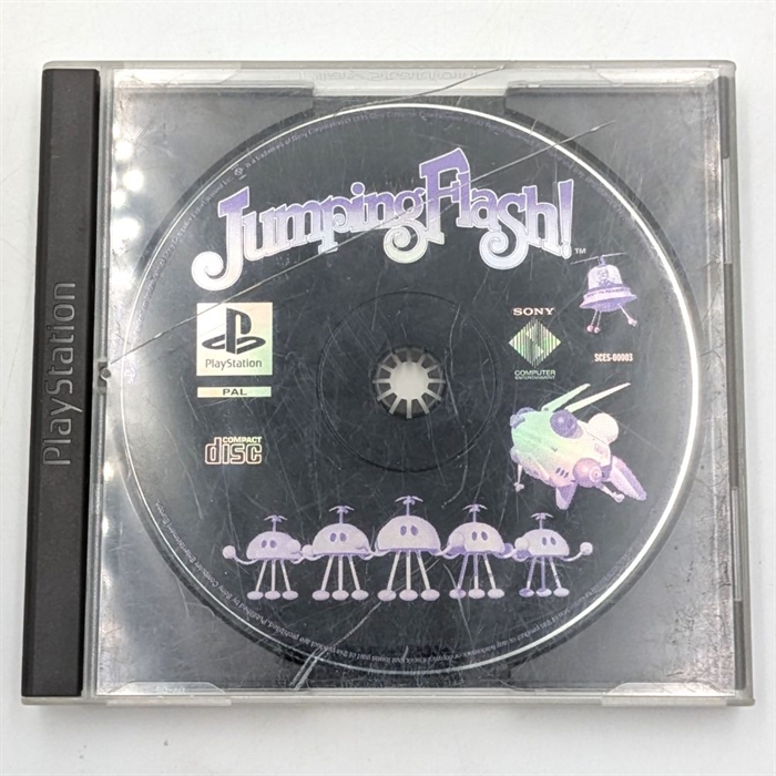 JumpingFlash - Front Cover Insert og Manual Mangler - PS1 (B Grade) (Genbrug)