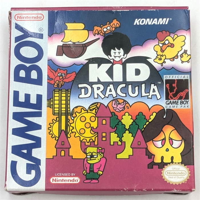 Kid Dracula - Komplet I Kasse - (USA) - Gameboy Original (B Grade) (Genbrug)
