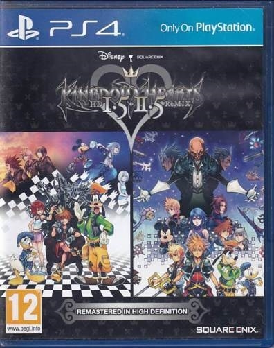 Kingdom Hearts HD 1.5 + 2.5 ReMIX - i Folie - PS4 (AA Grade) (Genbrug)