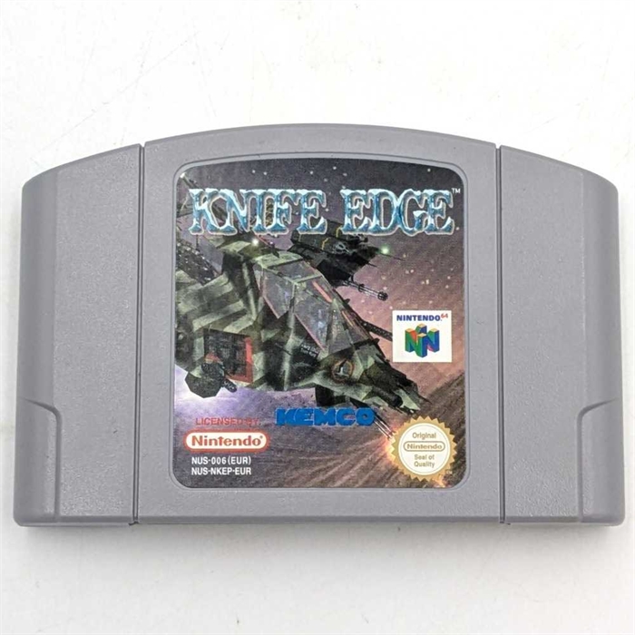 Knife Edge - Cartridge - Nintendo 64 Spil - (EUR) (A Grade) (Genbrug)