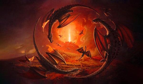 Kraken Wargames Playmats - Dragon Swarm