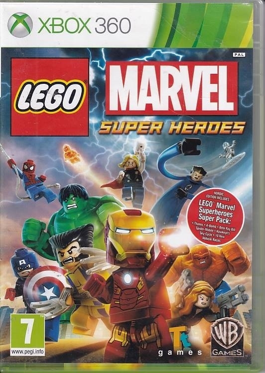 Lego Marvel Super Heroes - XBOX 360 (B Grade) (Genbrug)