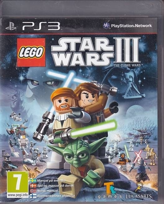 Lego Star Wars III The Clone Wars  - PS3 (B Grade) (Genbrug)