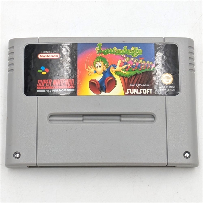 Lemmings - Cartridge - SNES Spil - (SCN) (B Grade) (Genbrug)