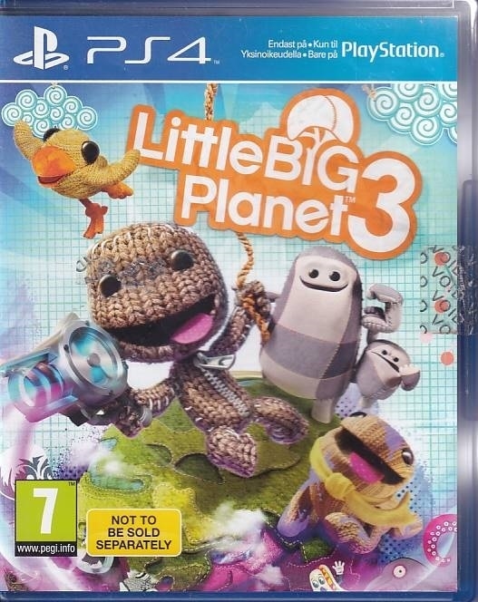 LittleBigPlanet 3 - PS4 (B Grade) (Genbrug)