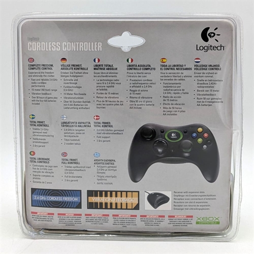 400,- Logitech Cordless Controller - XBOX Original Tilbehør (B Grade ...