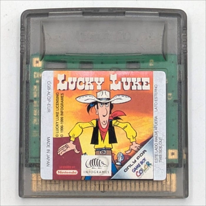 Lucky Luke - Cartridge - GameBoy Color spil (B Grade) (Genbrug)