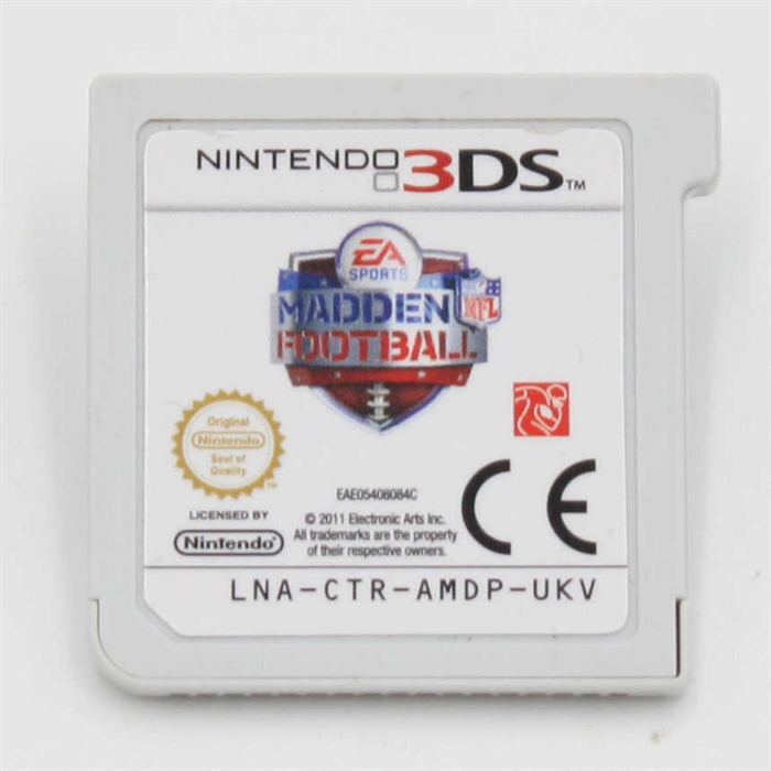 Madden Football - Cartridge - Nintendo 3DS (A Grade) (Genbrug)