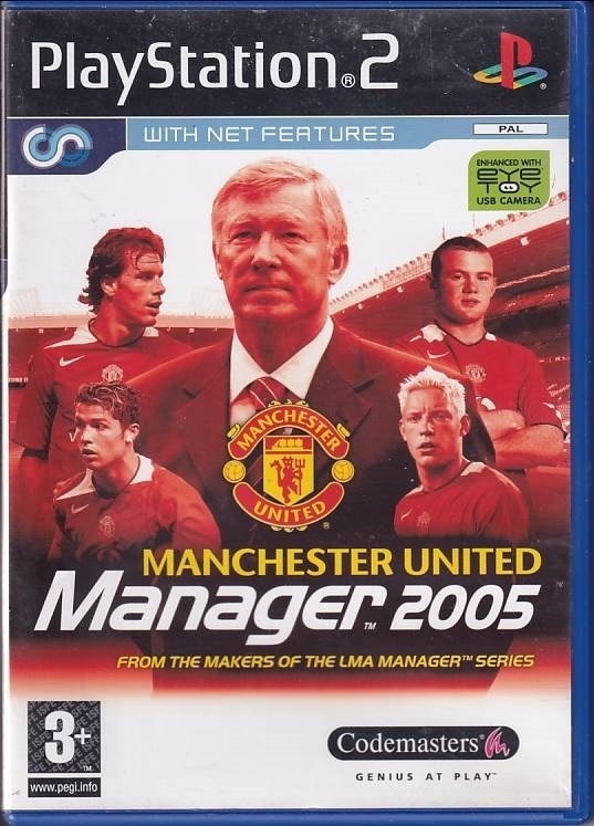 Manchester United - Manager 2005 - PS2 - Mangler Manual (B Grade) (Genbrug)
