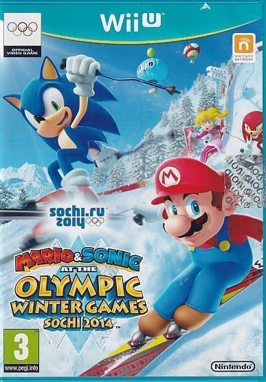 Mario and Sonic at the Sochi 2014 Olympic Winter Games - Nintendo WiiU - (B Grade) (Genbrug)