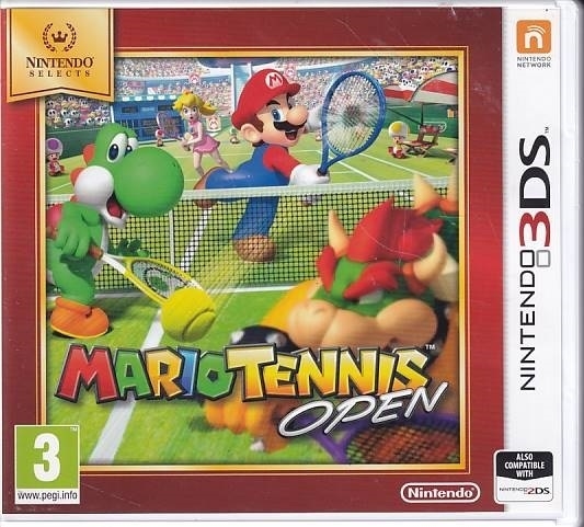 Mario Tennis Open - Nintendo Selects - Nintendo 3DS Spil (A Grade) (Genbrug)