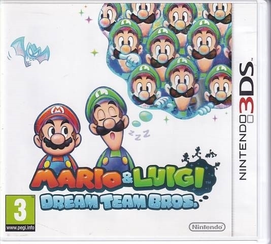 Mario and Luigi Dream Team Bros - Nintendo 3DS Spil (A Grade) (Genbrug)