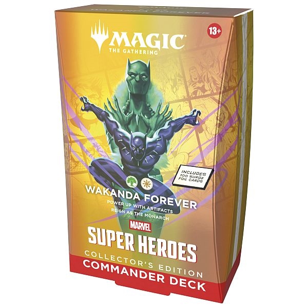 Marvel Super Heroes - Commander Deck Collector\'s Edition - Wakanda Forever - Magic the Gathering