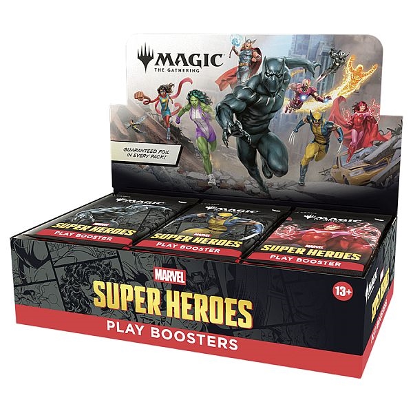 Marvel Super Heroes - Play Booster Display (30 Booster Packs) - Magic the Gathering