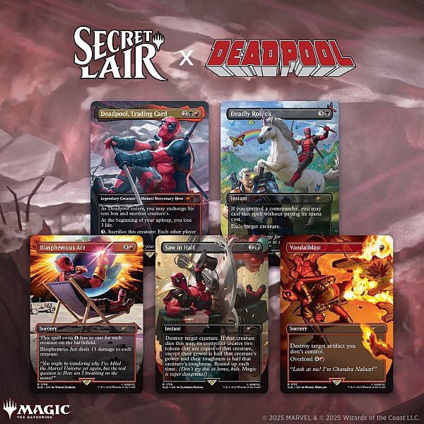 Marvel\'s Deadpool (Regular) - Secret Lair Drop series - Magic the Gathering