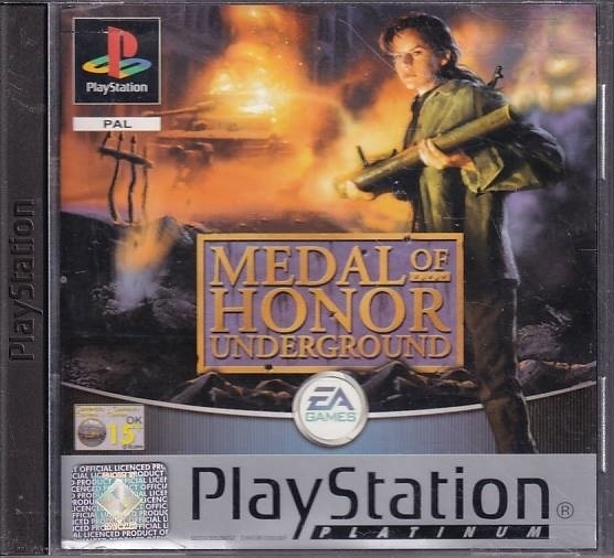 Medal of Honor Underground - Platinum - PS1 (B Grade) (Genbrug)