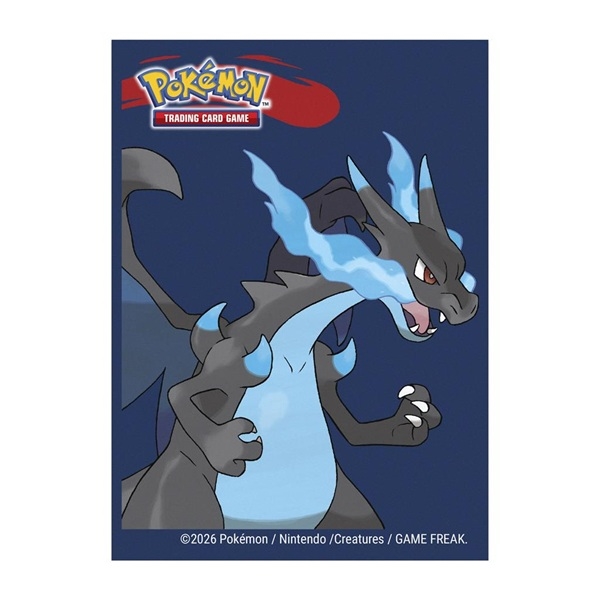 Mega Charizard X - Standard Sleeves (65 stk) - Plastiklommer