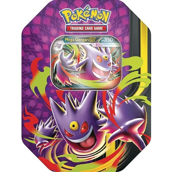 Mega Moonlit Collector\'s Tin - Mega Gengar EX - Pokemon kort