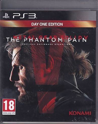 Metal Gear Solid V the Phantom Pain - Day One Edition - PS3  (B Grade) (Genbrug)