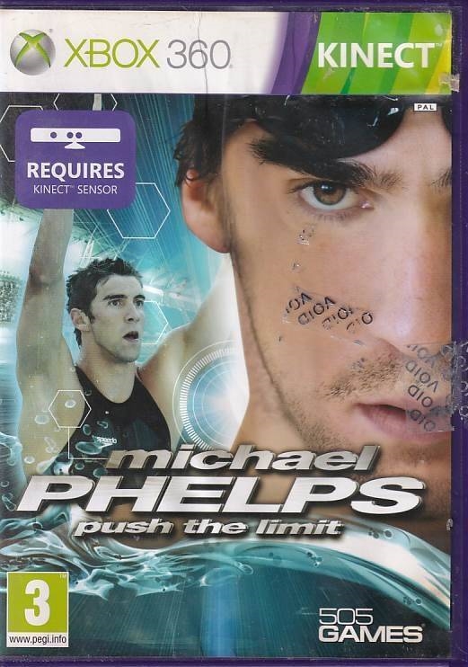 Micheal Phelps Push the Limit - XBOX 360 (B Grade) (Genbrug)