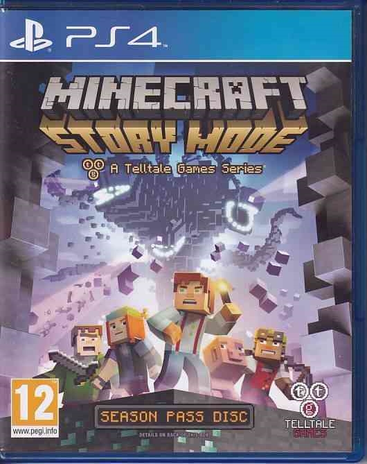 Minecraft Story Mode A Telltale Games Series - PS4  (B Grade) (Genbrug)