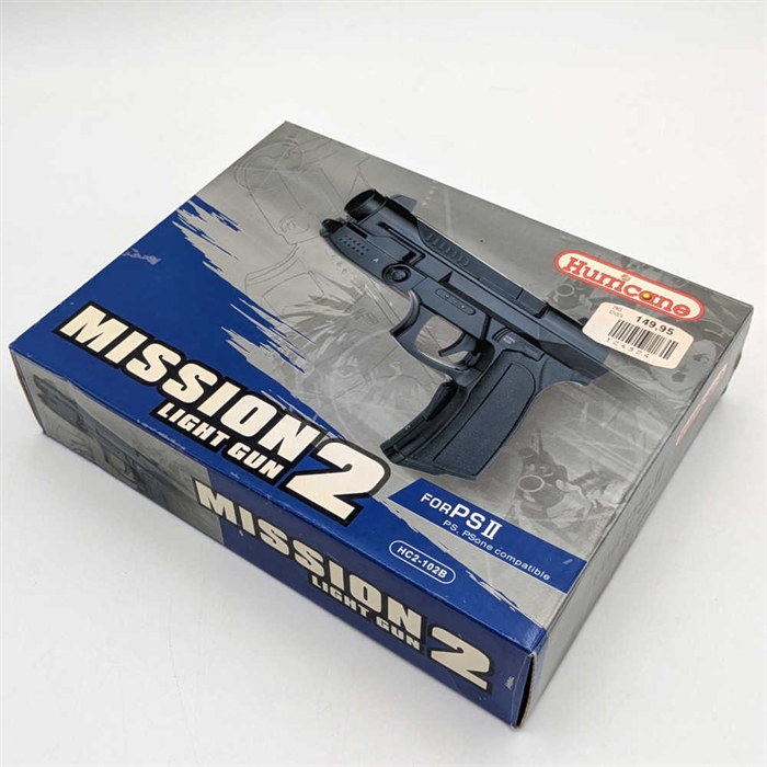 Mission 2 Light Gun - Sort - PS2 Tilbehør (A Grade) (Genbrug) 