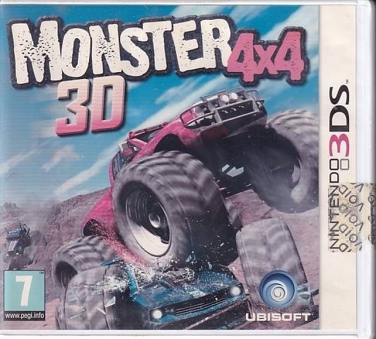 Monster 4x4 3D - Nintendo 3DS Spil - (B Grade) (Genbrug)