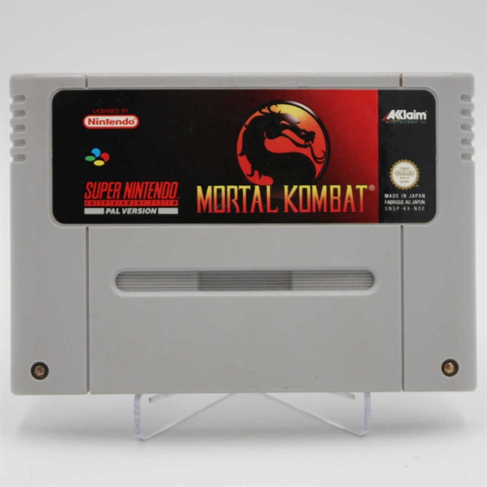 Mortal Kombat - SNES - Cartridge - (NOE) (A Grade) (Genbrug)