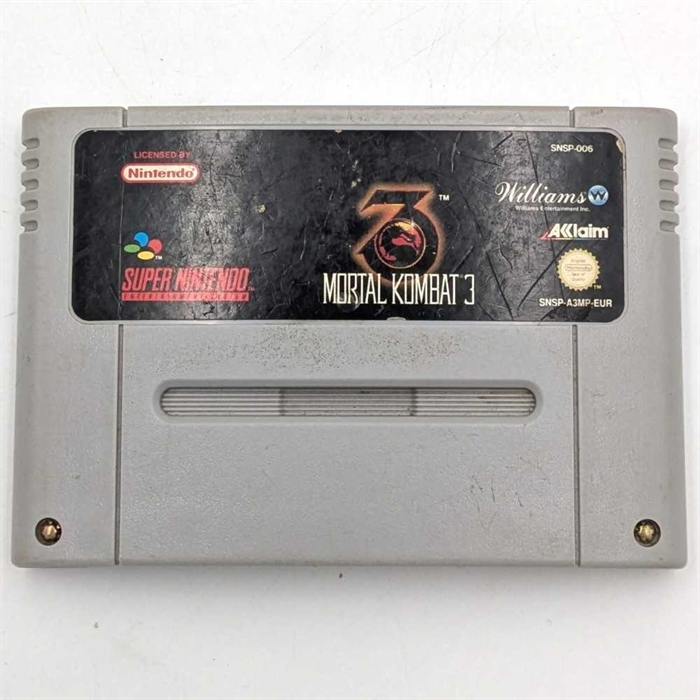 Mortal Kombat 3 - SNES - Cartridge - (EUR) (B Grade) (Genbrug)