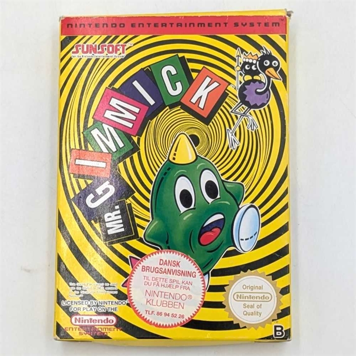 Mr Gimmick - Complete In Box - (SCN) - NES Spil (B Grade) (Genbrug)