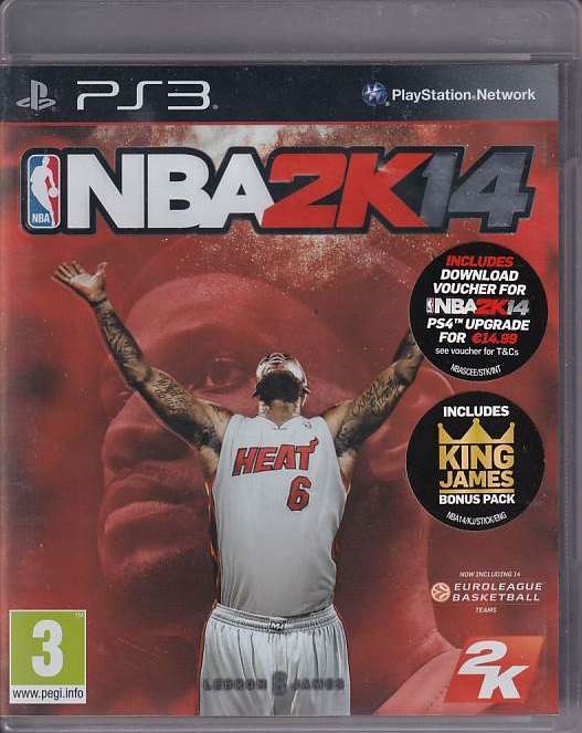 NBA 2K14 - PS3 (B Grade) (Genbrug)