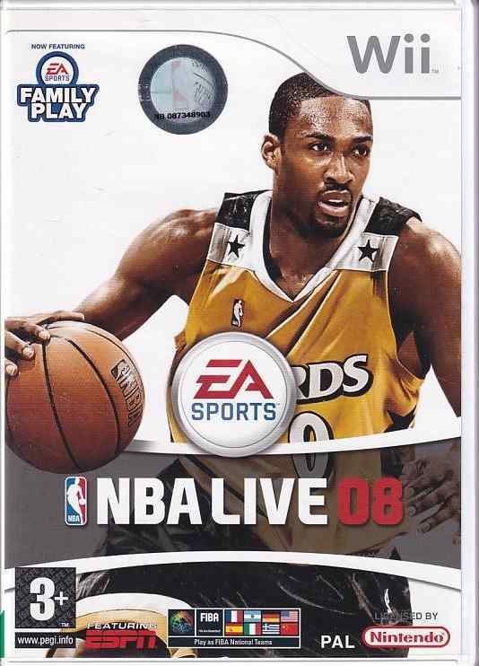 NBA Live 08 - Wii (B Grade) (Genbrug)