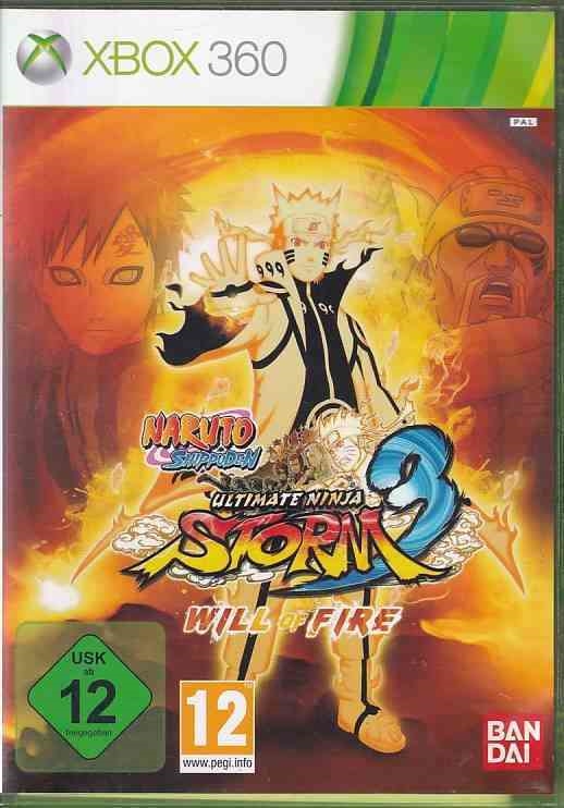 Naruto Shippuden Ultimate Ninja Storm 3 - XBOX 360 (B Grade) (Genbrug)