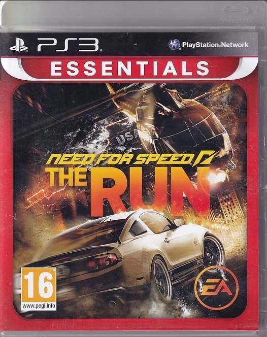 75,- Need Speed The Run - PS3 (B Grade) (Genbrug)