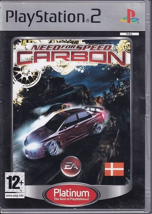 Need for Speed Carbon - Platinum - Dansk version - PS2 (B Grade) (Genbrug)