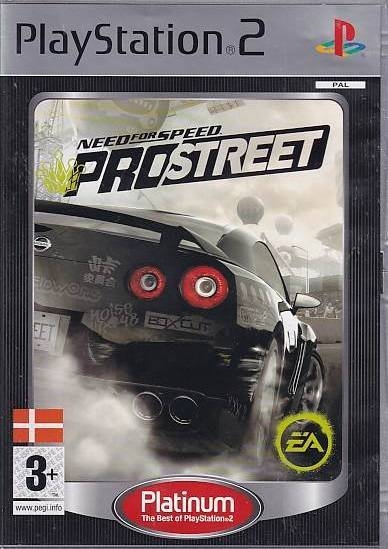 Need for Speed Pro Street - PS2 - Platinum (Genbrug)